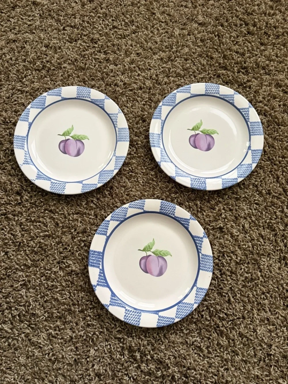 Pfaltzgraff Hopscotch Salad Plates 9”